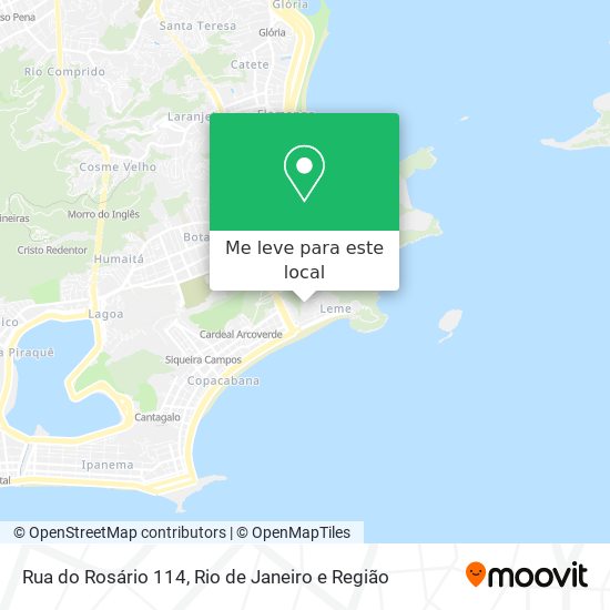 Rua do Rosário 114 mapa