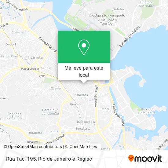 Rua Taci 195 mapa