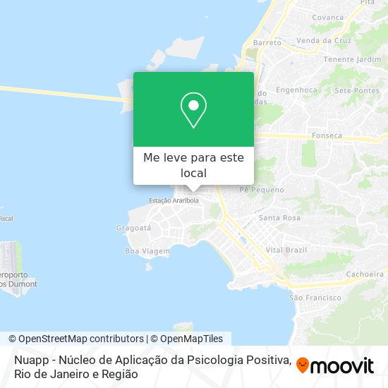 Nuapp - Núcleo de Aplicação da Psicologia Positiva mapa