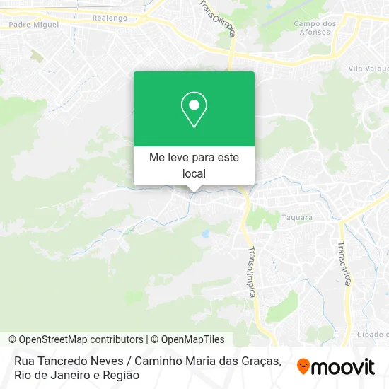 Rua Tancredo Neves / Caminho Maria das Graças mapa