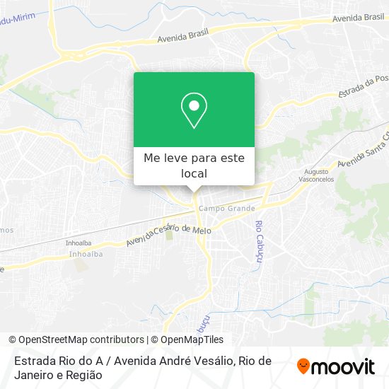 Estrada Rio do A / Avenida André Vesálio mapa