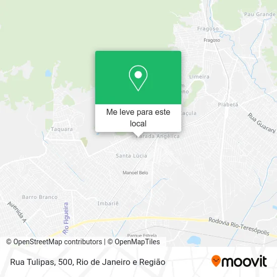 Rua Tulipas, 500 mapa