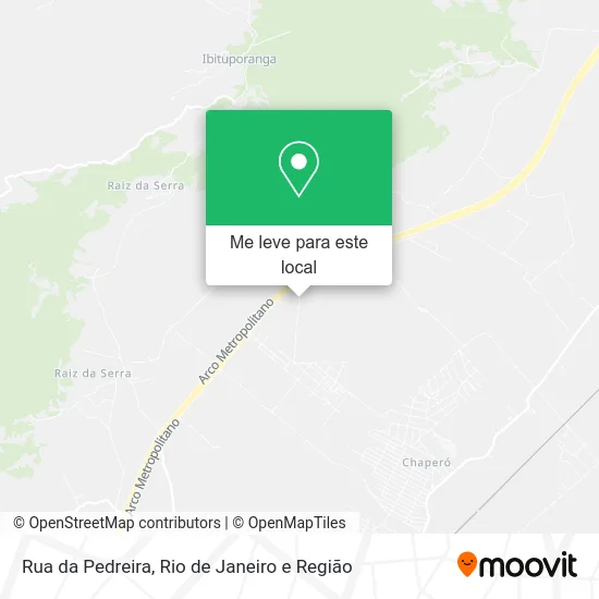 Rua da Pedreira mapa