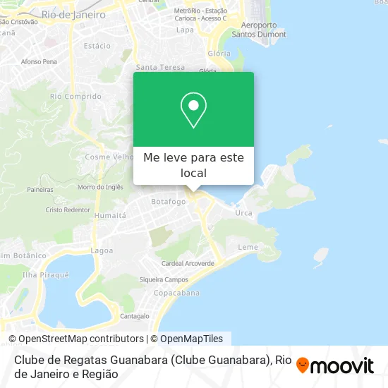 Clube de Regatas Guanabara (Clube Guanabara) mapa