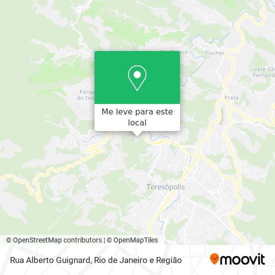 Rua Alberto Guignard mapa