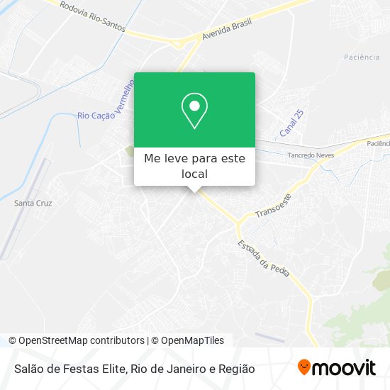 Salão de Festas Elite mapa