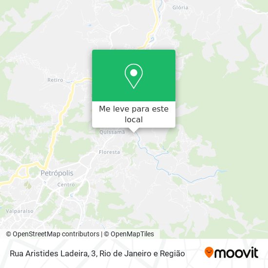 Rua Aristides Ladeira, 3 mapa