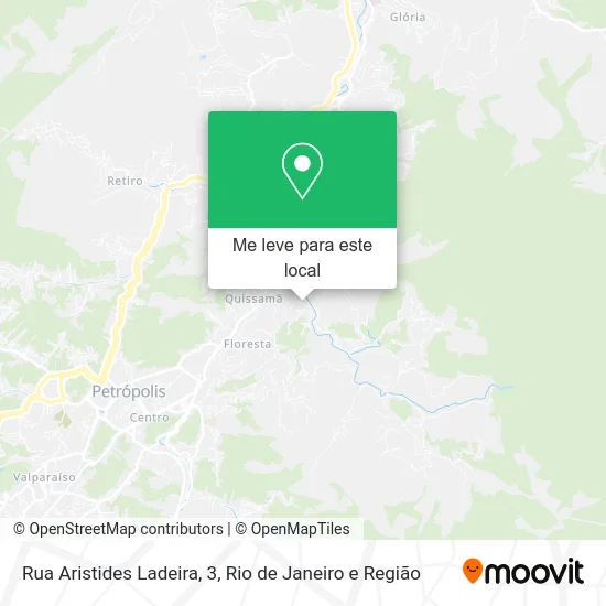 Rua Aristides Ladeira, 3 mapa
