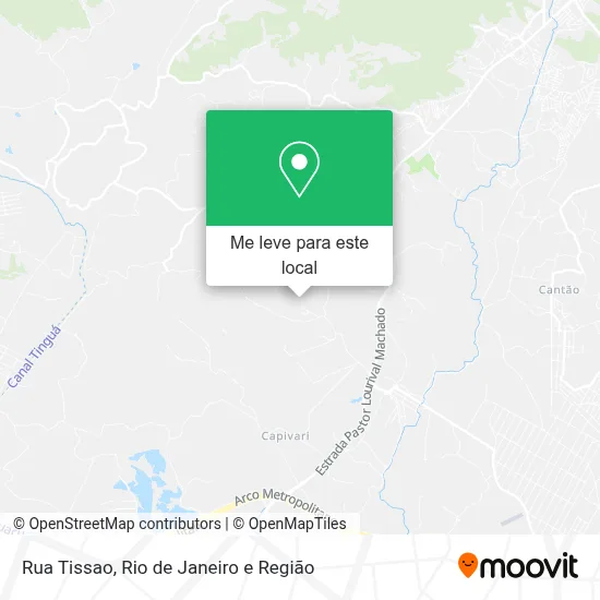 Rua Tissao mapa