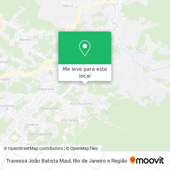 Travessa João Batista Maul mapa