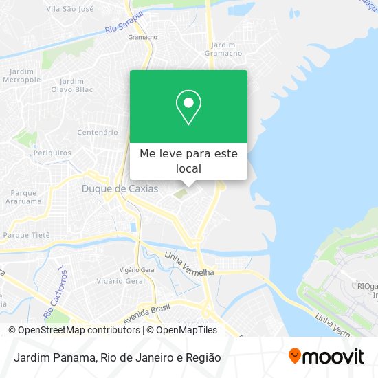 Jardim Panama mapa