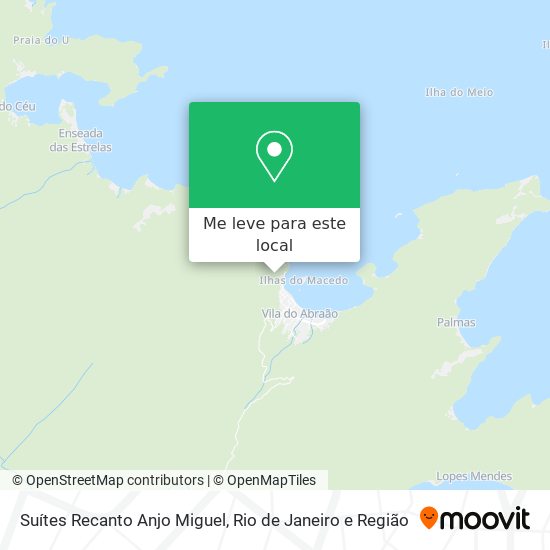Suítes Recanto Anjo Miguel mapa