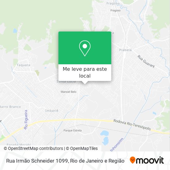 Rua Irmão Schneider 1099 mapa