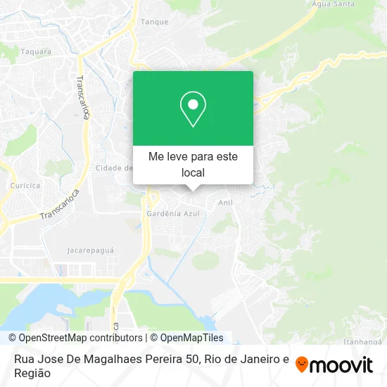 Rua Jose De Magalhaes Pereira 50 mapa