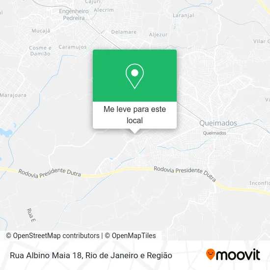 Rua Albino Maia 18 mapa