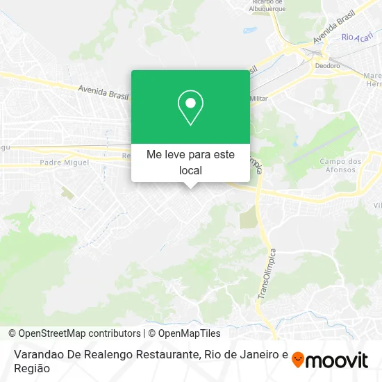 Varandao De Realengo Restaurante mapa