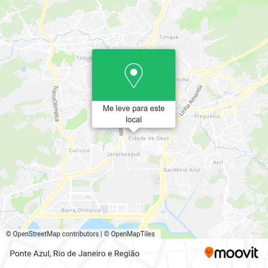 Ponte Azul mapa