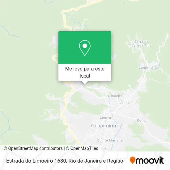 Estrada do Limoeiro 1680 mapa
