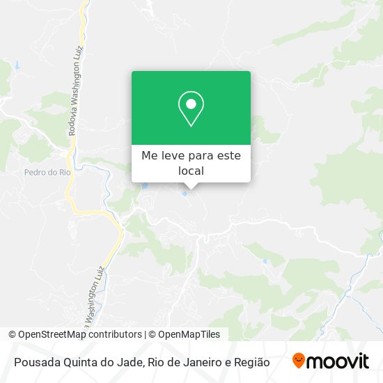 Pousada Quinta do Jade mapa