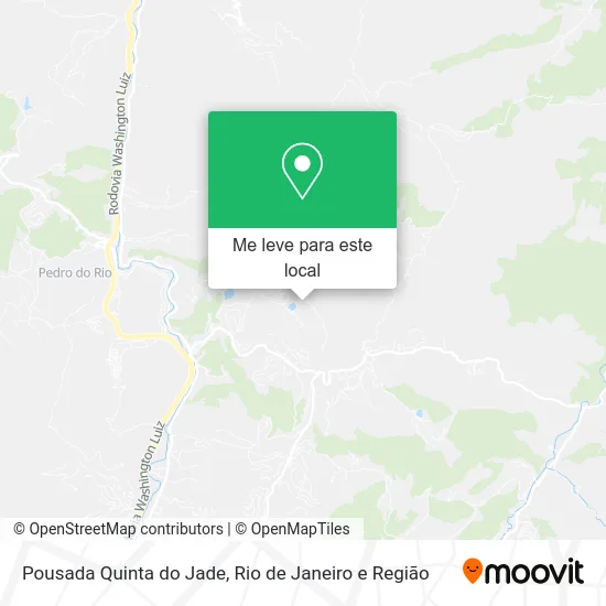 Pousada Quinta do Jade mapa