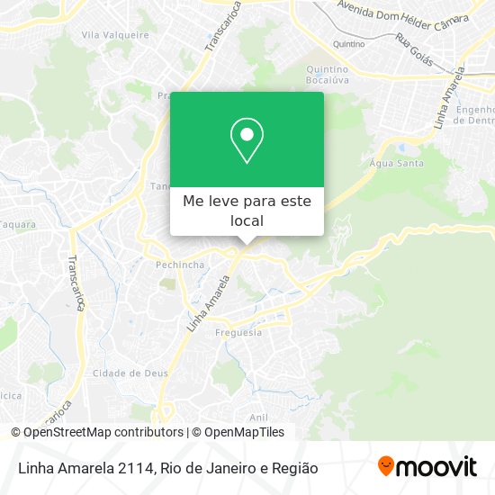 Linha Amarela 2114 mapa