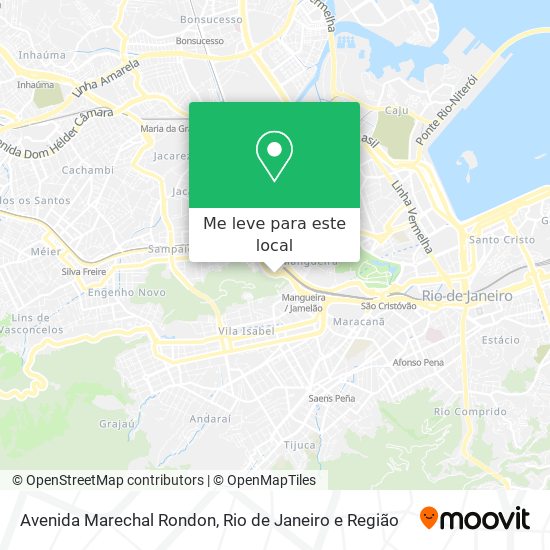 Avenida Marechal Rondon mapa