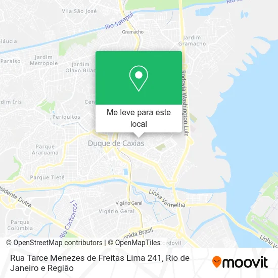 Rua Tarce Menezes de Freitas Lima 241 mapa