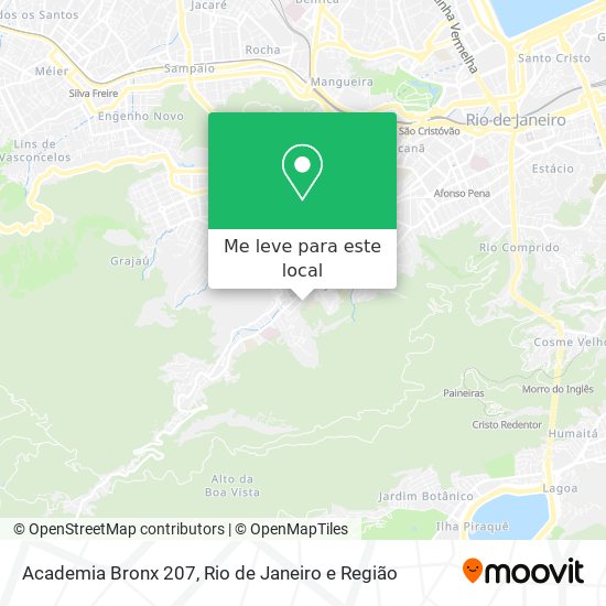 Academia Bronx 207 mapa
