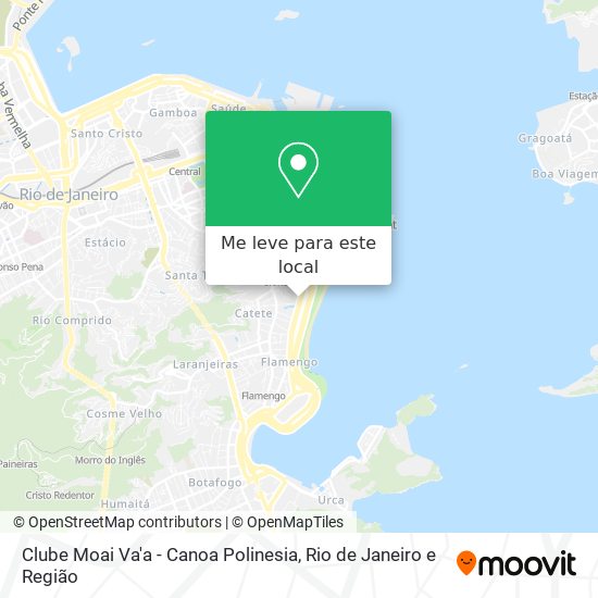 Clube Moai Va'a - Canoa Polinesia mapa