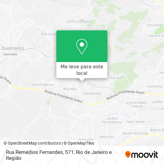 Rua Remédios Fernandes, 571 mapa