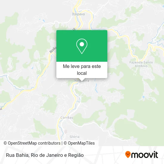 Rua Bahia mapa