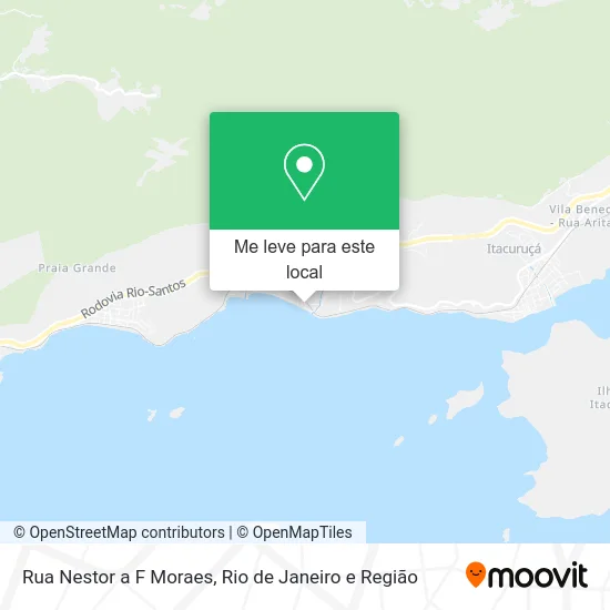 Rua Nestor a F Moraes mapa