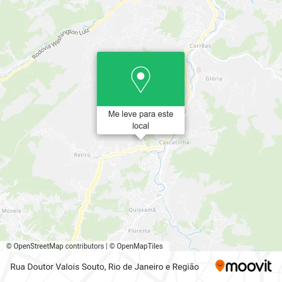 Rua Doutor Valois Souto mapa