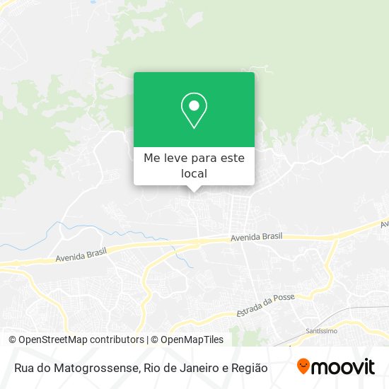 Rua do Matogrossense mapa