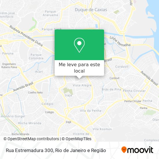 Rua Estremadura 300 mapa