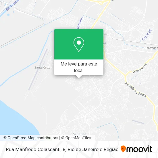 Rua Manfredo Colassanti, 8 mapa