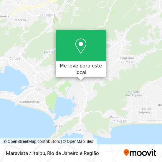 Maravista / Itaipu mapa