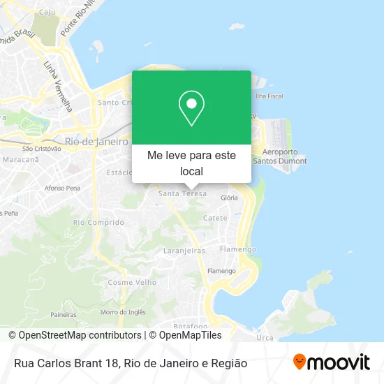 Rua Carlos Brant 18 mapa