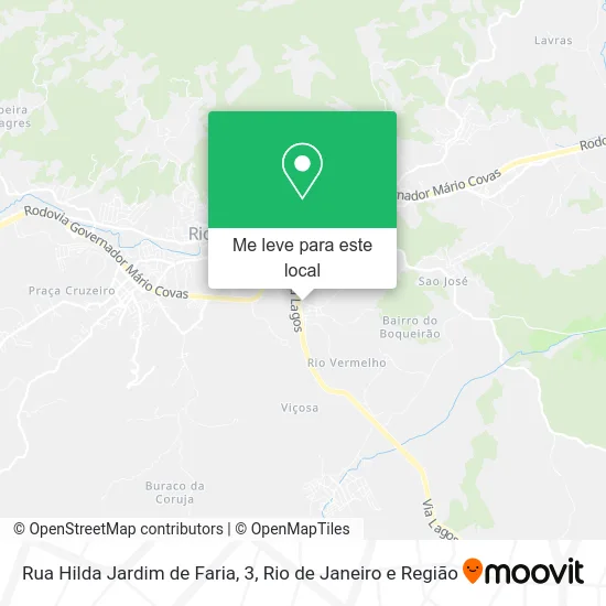 Rua Hilda Jardim de Faria, 3 mapa