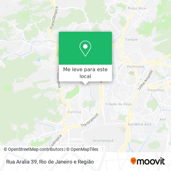 Rua Aralia 39 mapa
