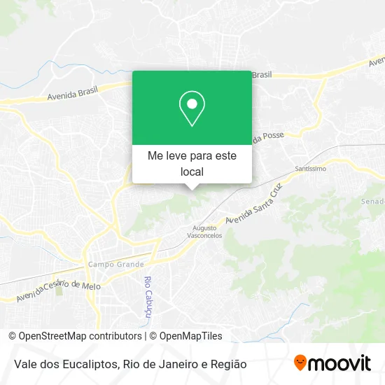 Vale dos Eucaliptos mapa