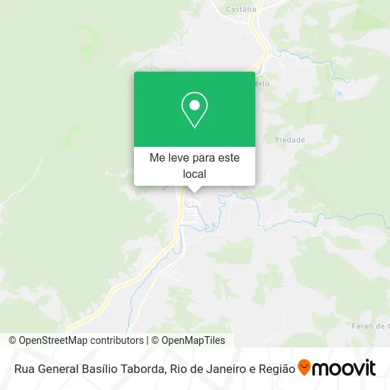Rua General Basílio Taborda mapa