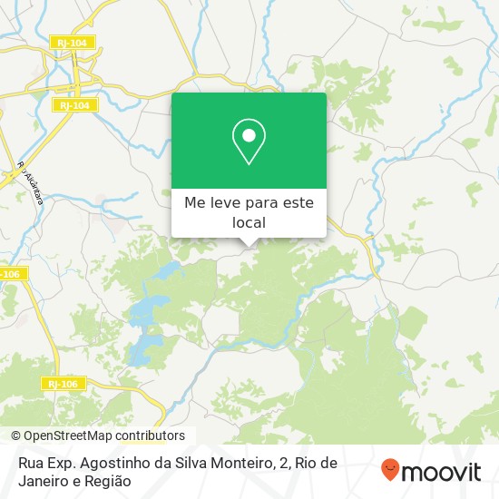 Rua Exp. Agostinho da Silva Monteiro, 2 mapa