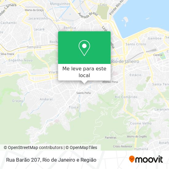 Rua Barão 207 mapa