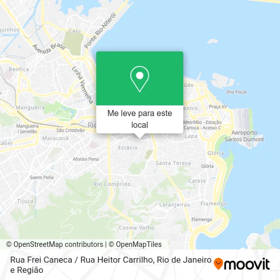 Rua Frei Caneca / Rua Heitor Carrilho mapa