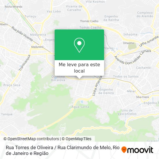 Rua Torres de Oliveira / Rua Clarimundo de Melo mapa