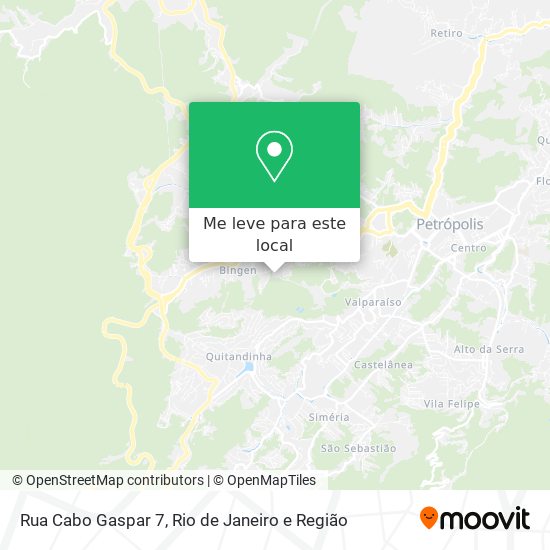 Rua Cabo Gaspar 7 mapa