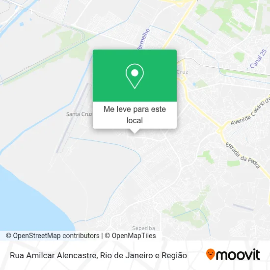 Rua Amilcar Alencastre mapa