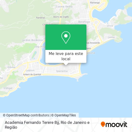 Academia Fernando Terere Bjj mapa