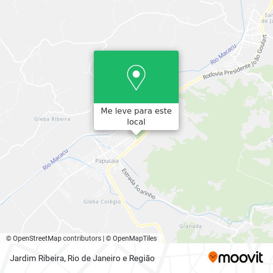 Jardim Ribeira mapa